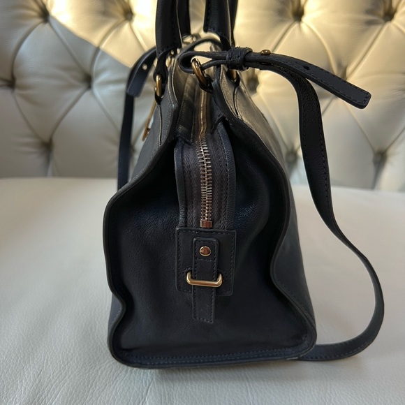 Saint Laurent Leather Cabas Shoulder Bag with long strap small - Picture 6 of 11